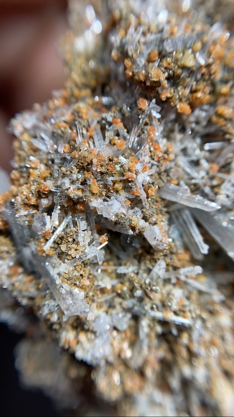 Needle Quartz & Siderite Specimen