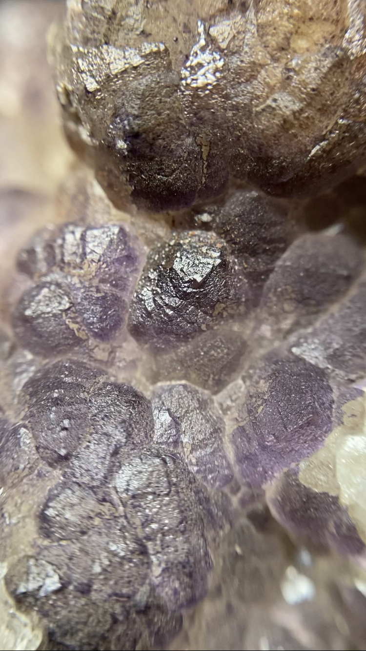 Botryoidal Fluorite Specimen Pair (2)