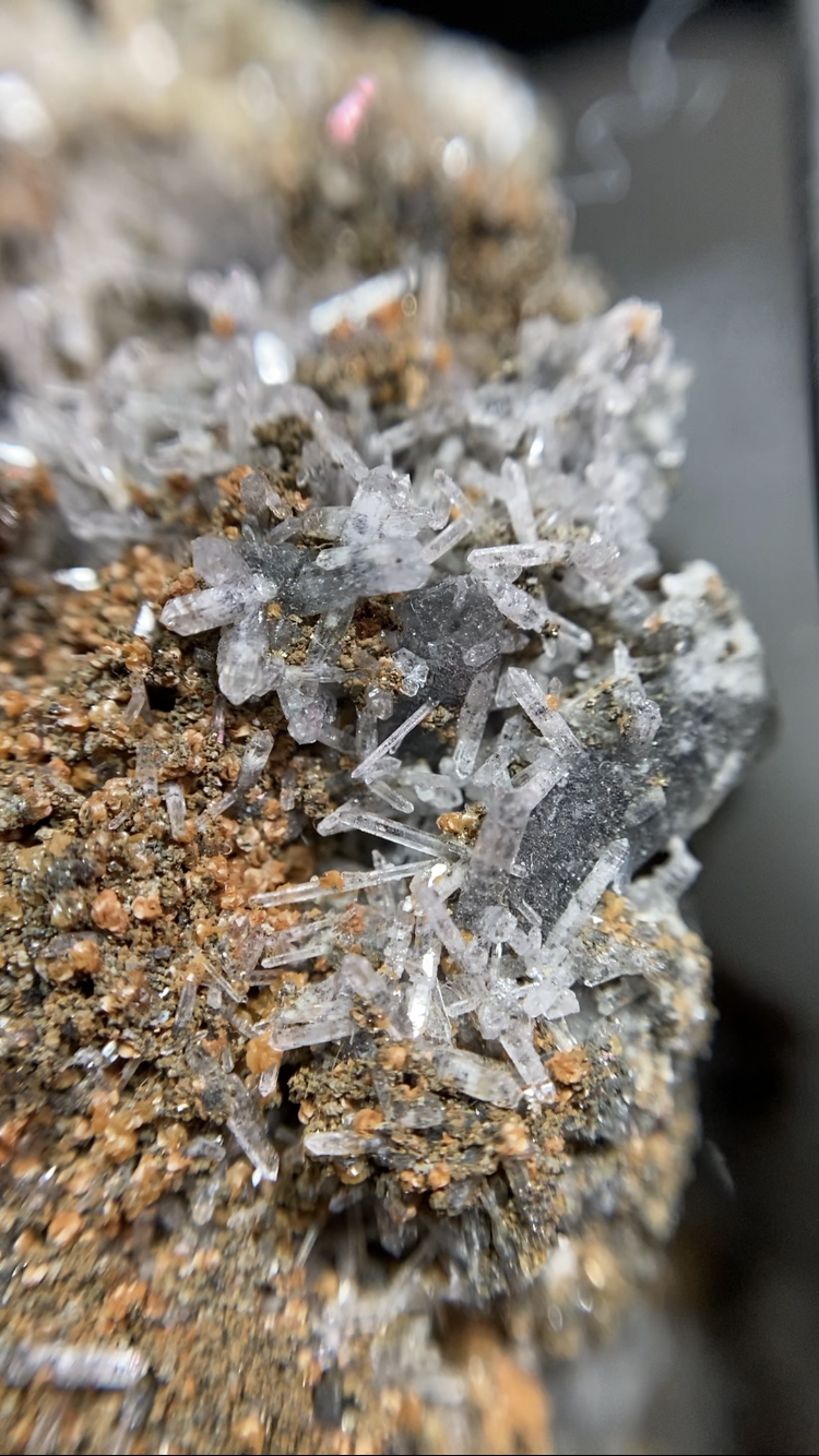 Needle Quartz & Siderite Specimen