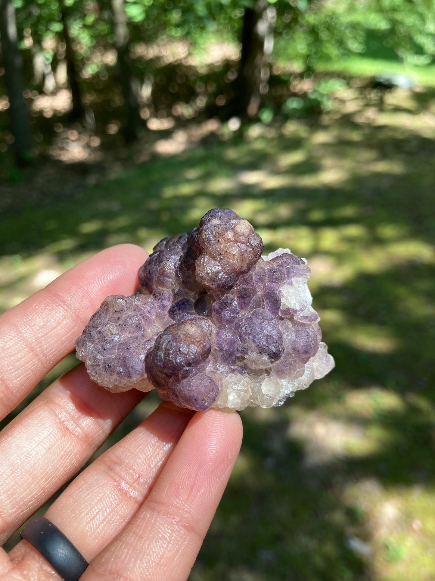 Botryoidal Fluorite Specimen Pair (2)