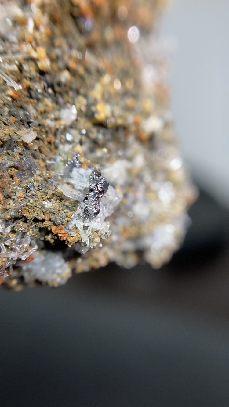 Needle Quartz & Siderite Specimen