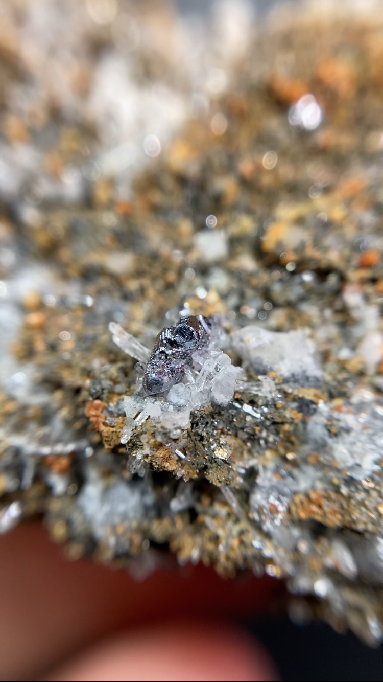 Needle Quartz & Siderite Specimen