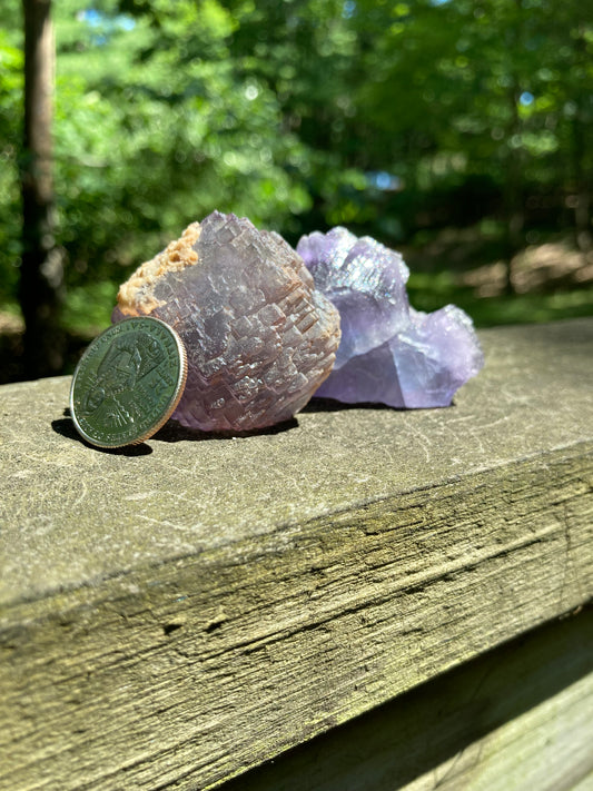 Fluorite Specimen Pair (2)