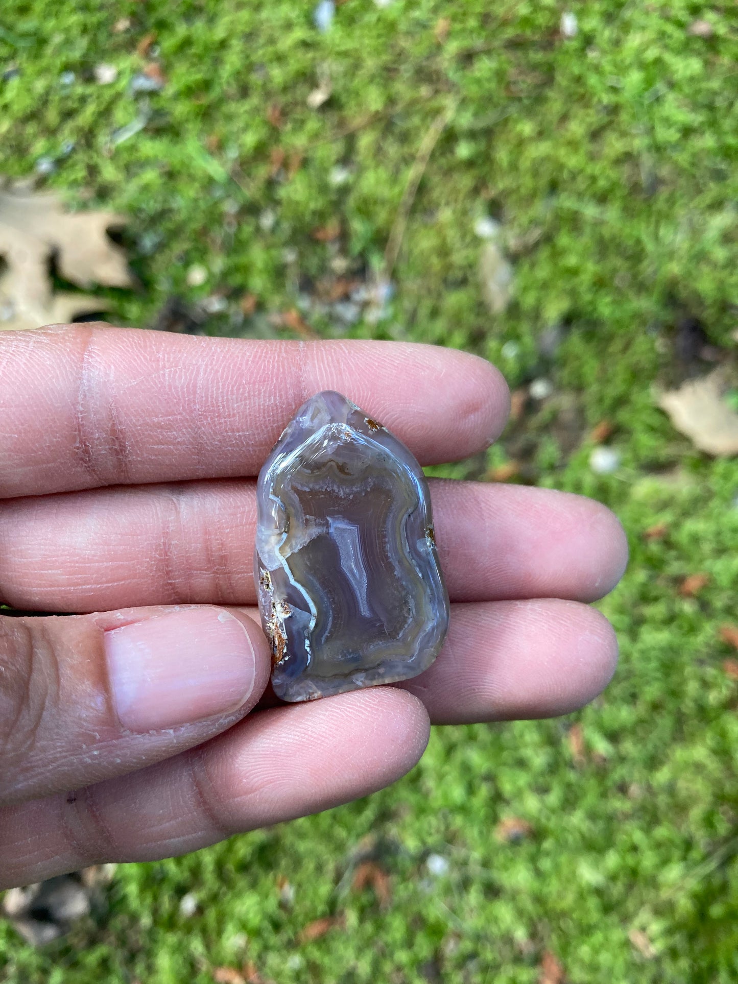 Mini Sliced Agua Nueva Agate