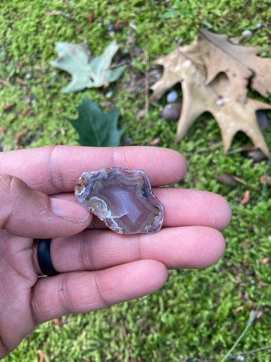 Mini Sliced Agua Nueva Agate